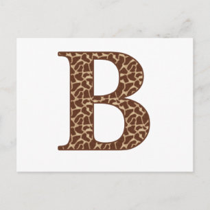 Cartão Postal Giraffe A