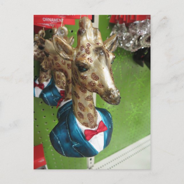 Cartão Postal Giraffe Head (Frente)