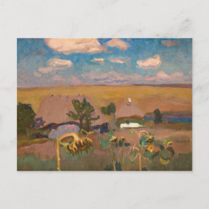 Cartão Postal Girasóis   Jan Stanisławski