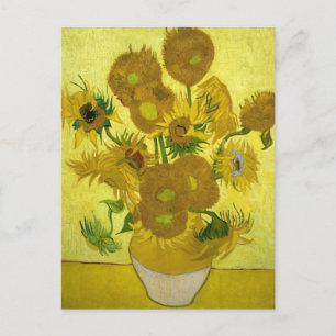 Cartão Postal girassóis (15 unidades)