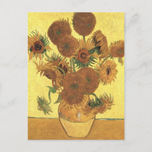 Cartão Postal Girassóis por Van Gogh
