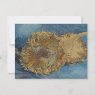 Cartão Postal Girassóis - Vincent van Gogh   Cartão-postal de ar