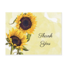 Girassol e Aquarela em Sunshine Obrigado