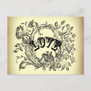 Cartão Postal girino girino cor pastel victoriano