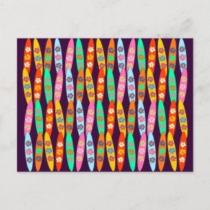 Cartão Postal Girlie Flowed Surfboards