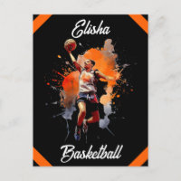 Girls Basball Watercolor Personalizada