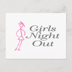 Cartão Postal Girls Night Out (Rapariga)