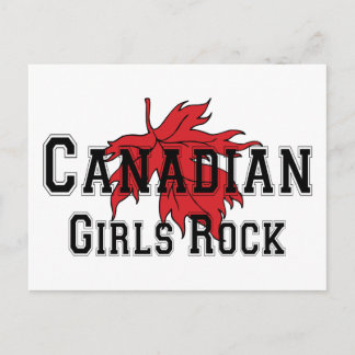 Cartão Postal Girls Rock Canadense