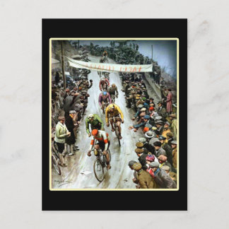 Cartão Postal Giro 1912 Itália presentes para ciclistas