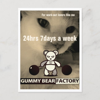 Cartão Postal Giro/Malhação da Fábrica do Urso Gummy