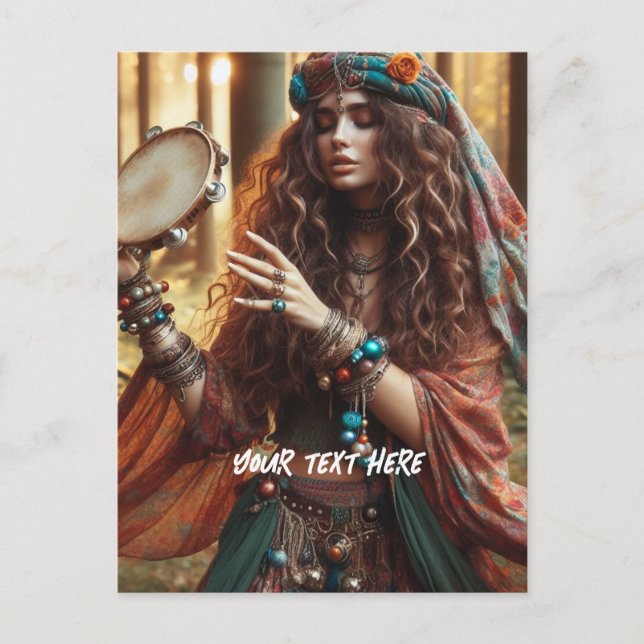 Cartão Postal Gitana (Frente)