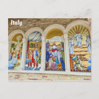 Cartão Postal Giulianova Itália Viagem do Mosaico Italiano Foto