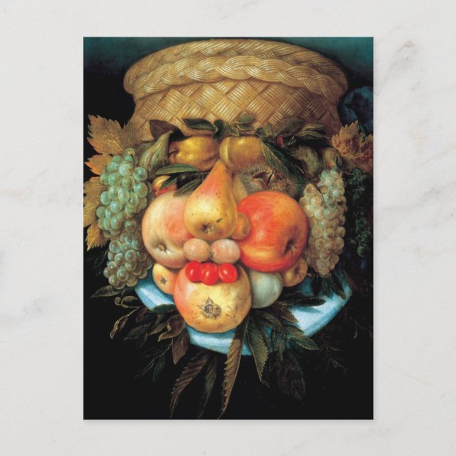 Cartão Postal Giuseppe Arcimboldo - Fruta (Frente)