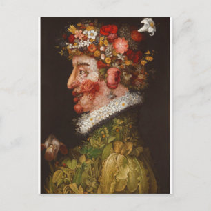 Cartão Postal Giuseppe Arcimboldo - La Primavera
