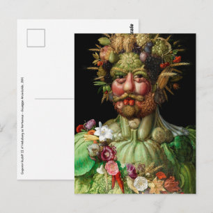 Cartão Postal Giuseppe Arcimboldo - Vertumno