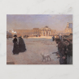 Cartão Postal Giuseppe Nittis - As Ruínas das Tuilerias