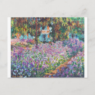 Cartão Postal Giverny do Jardim do Artista