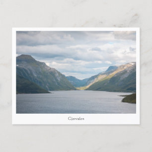 Cartão Postal Gjervalen Norway