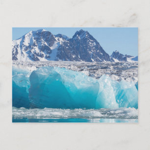 Cartão Postal Glaceir Azul, Noruega