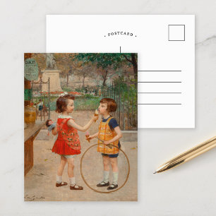 Cartão Postal Glaces du Jour   Victor Gabriel Gilbert