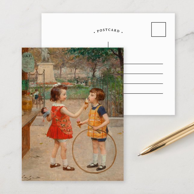 Cartão Postal Glaces du Jour | Victor Gabriel Gilbert (Criador carregado)