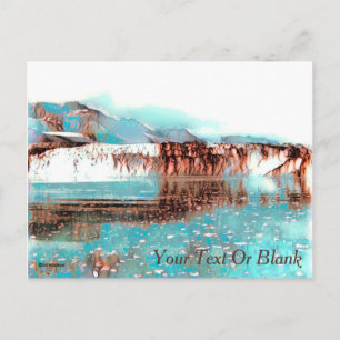 Cartão Postal Glaciar do Mar