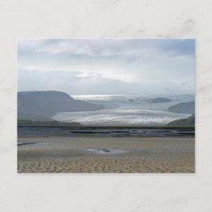 Cartão Postal Glaciar no Parque Nacional de Vatnajokull - Islân