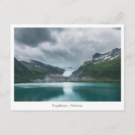 Cartão Postal Glaciar Svartisen Noruega
