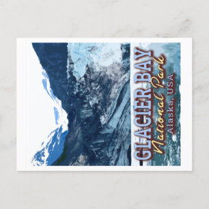 CARTÃO POSTAL GLACIER BAY NATIONAL PARK - ALASKA ESTADOS UNIDOS