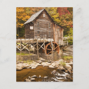 Cartão Postal Glade Creek Grist Mill, Parque Estadual Babcock, 2