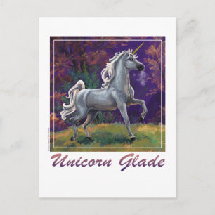 Cartão Postal Glade Unicorn