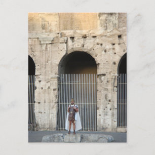 Cartão Postal Gladiador Romano