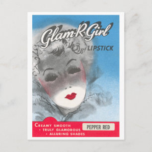 Cartão Postal Glam R Girl