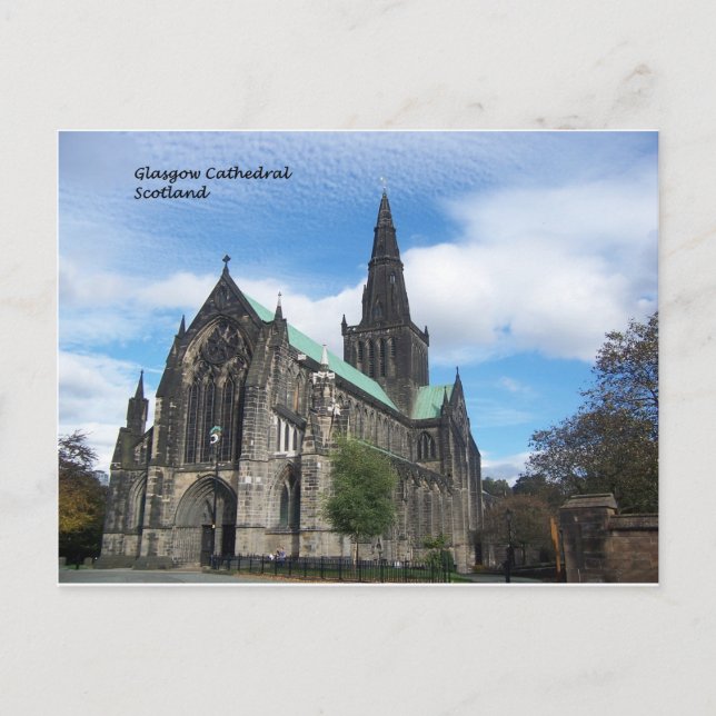 Cartão Postal GLASGOW CATHDRAL - Escócia (Frente)