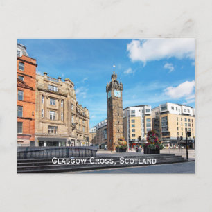 Cartão Postal Glasgow Cross, Escócia