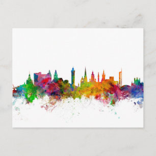 Cartão Postal Glasgow Scotland Skyline