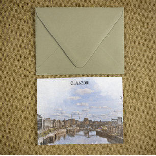 Cartão Postal Glasgow Scotland UK Cityscape View