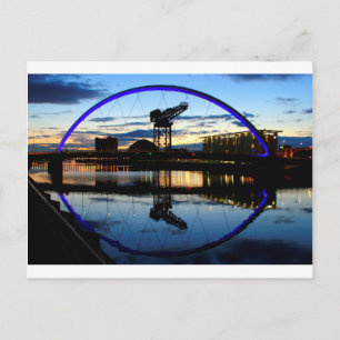 Cartão Postal Glasgows "ponte esgueirada", Allan Topen Fotografi