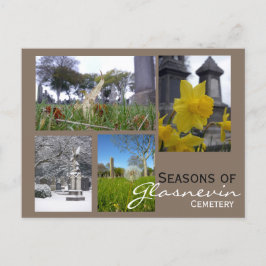 Cartão Postal Glasnevin Seaseons Collage