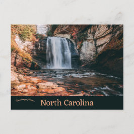 Cartão Postal Glass Falls North Carolina