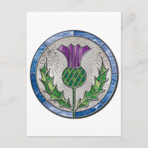 Cartão Postal Glass Thistle