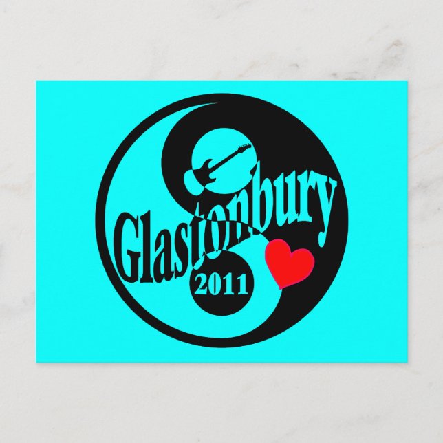 Cartão Postal Glastonbury (Frente)