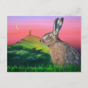 Cartão Postal Glastonbury Hare