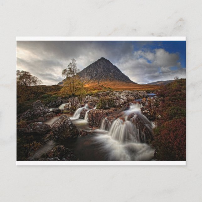 Cartão Postal Glencoe, Buchaille Etive Mor, Escócia (Frente)