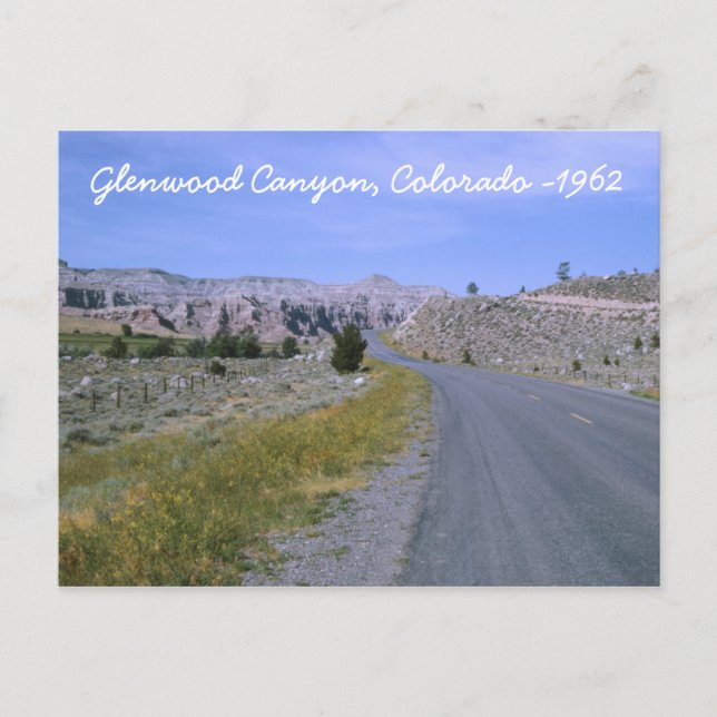 Cartão Postal Glenwood Canyon (Frente)