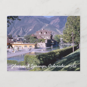 Cartão Postal Glenwood Primaveras Colorado