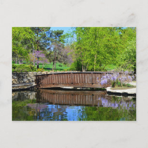 Cartão Postal Glicínias em flor no Loose Park em Kansas City