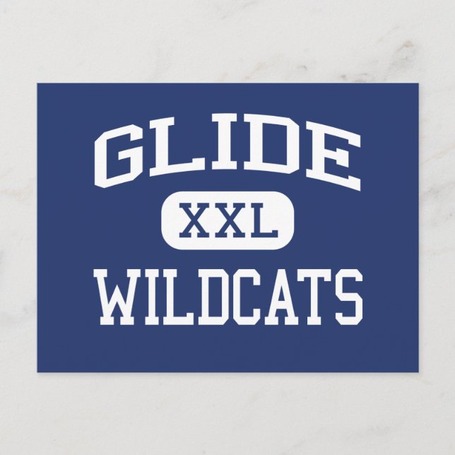 Cartão Postal Glide - Wildcats - Segundo grau - Glide Oregon (Frente)