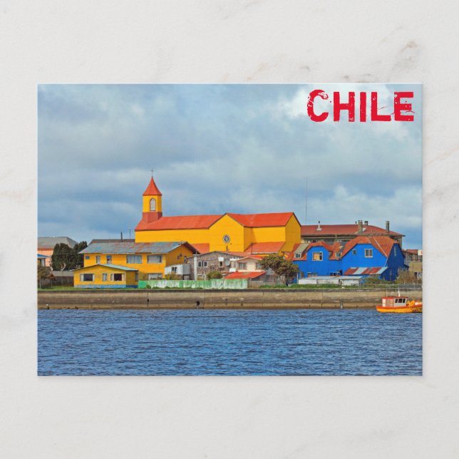 Cartão Postal Ģlin, Chile (Frente)