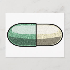 Cartão Postal Glitter Fluoxetina